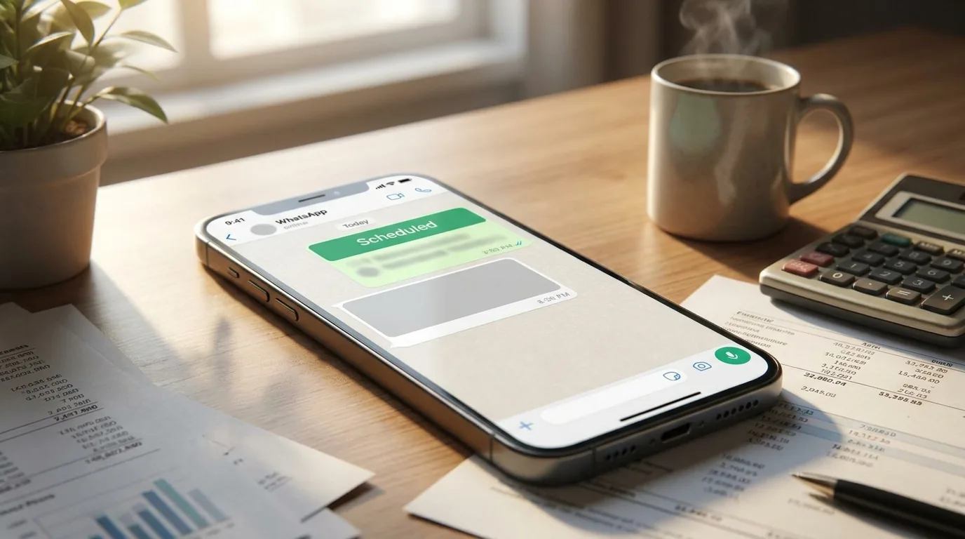 Entenda como o agendamento de mensagens no WhatsApp pode otimizar avisos e cobranças de boletos contábeis, melhorando seu fluxo de caixa.